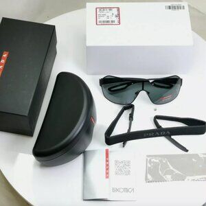 PRADA Mens Sunglasses Shield Visor Ski Sport New